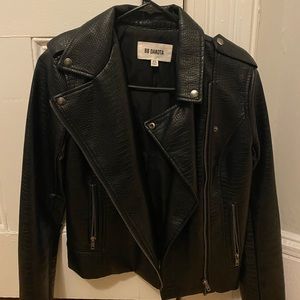 BB Dakota Snakeskin Leather Jacket